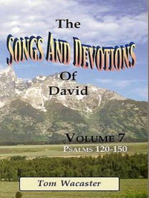 cover image of Songs and Devotions of David, Volume VII